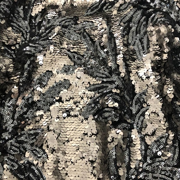 Eloquii Metallic Black & Silver Studio Sequin Dress - Picture 6 of 8